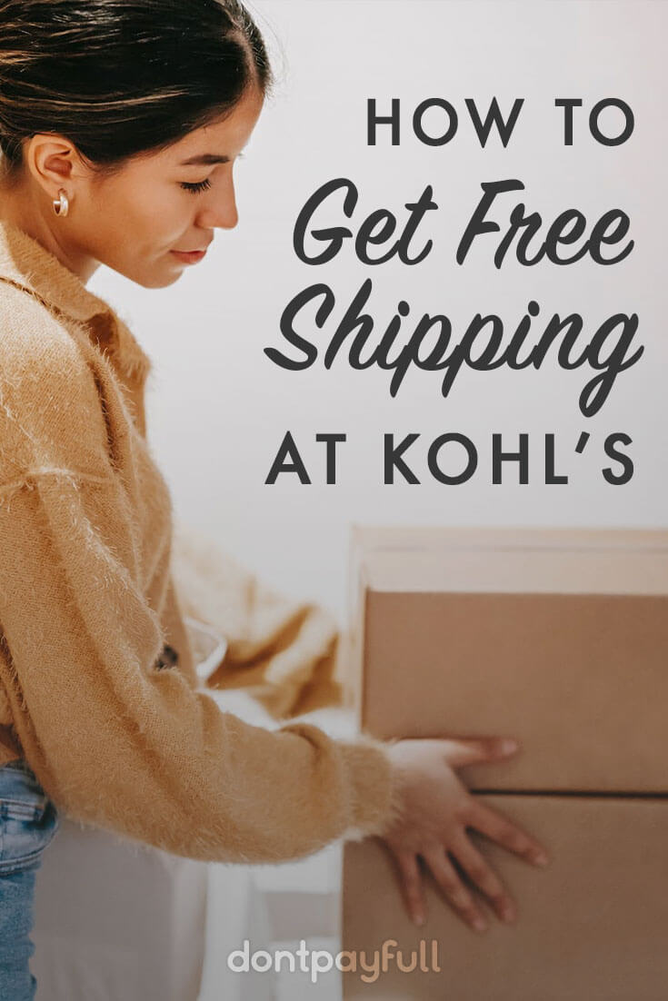 Kohl's Free Shipping