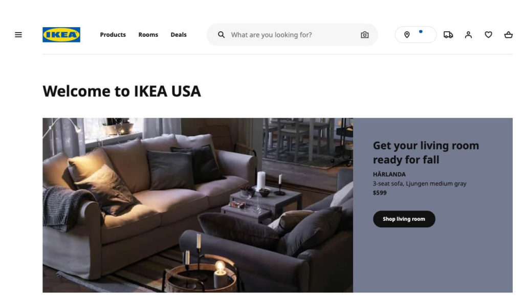 ikea online shopping