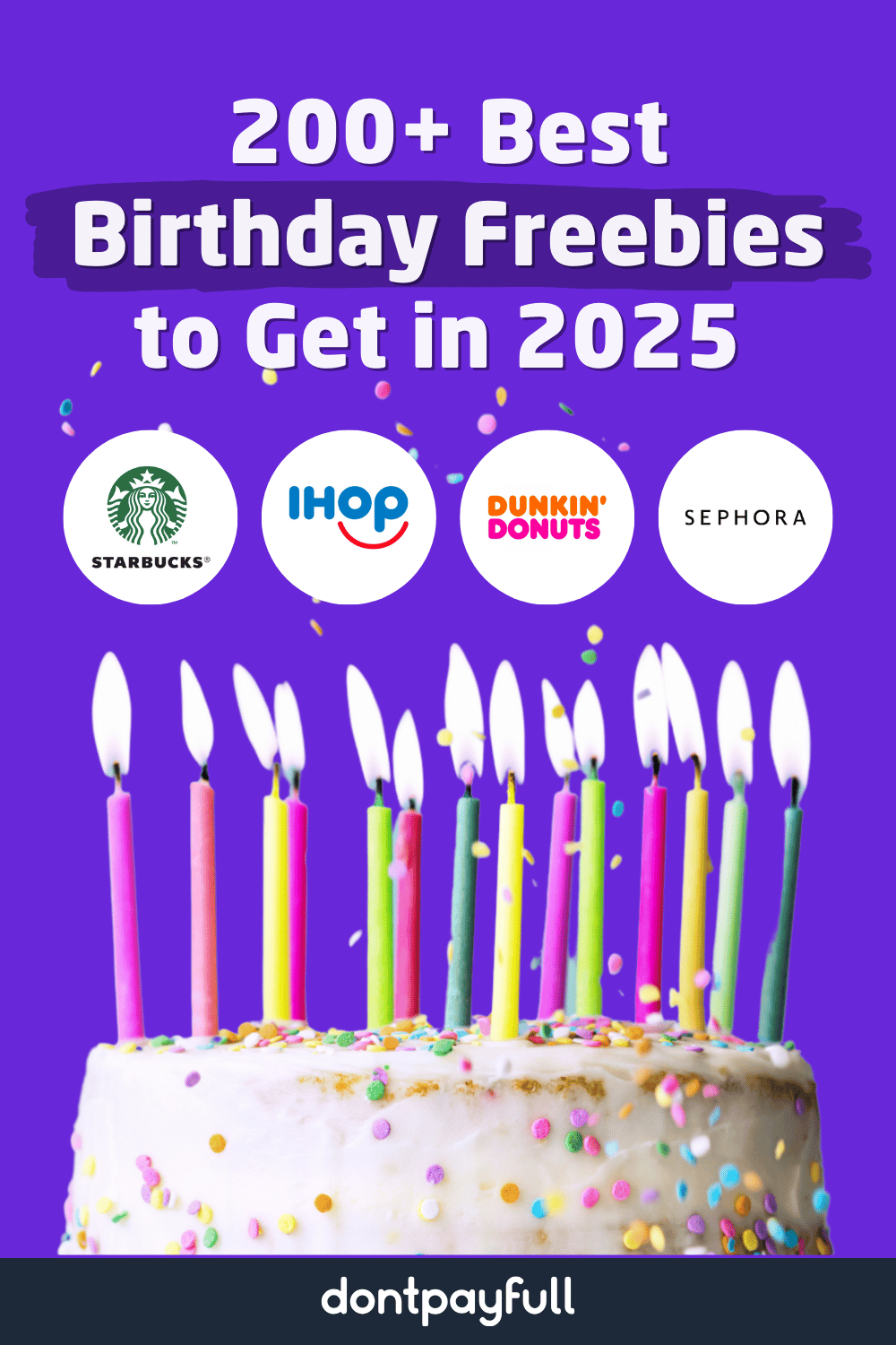 Best Birthday Freebies Pinterest Pin