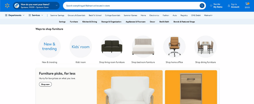 Cheap Furniture Store Walmart