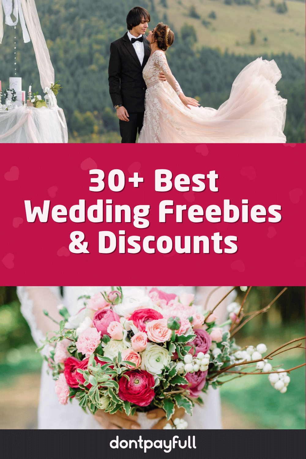 Best Wedding Freebies Pinterest Pin