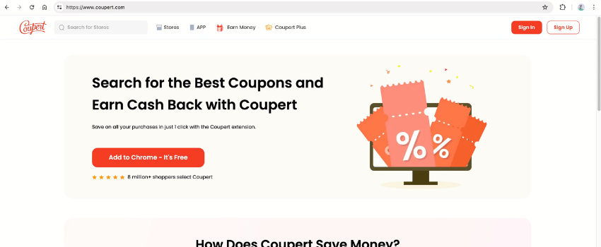 Coupert Coupon Extension