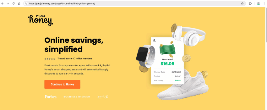 Honey Coupon Extension