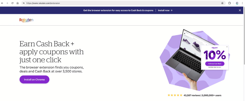 Rakuten Coupon Extension